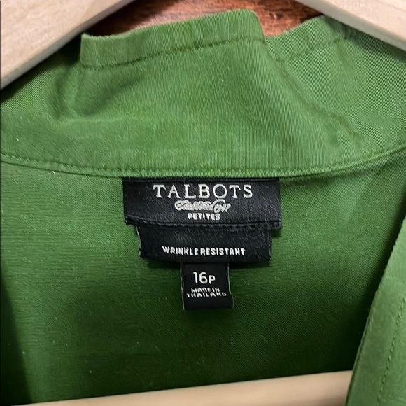 Talbots Green Sleeveless Women's Top-Sz 16P - Picture 2 of 5